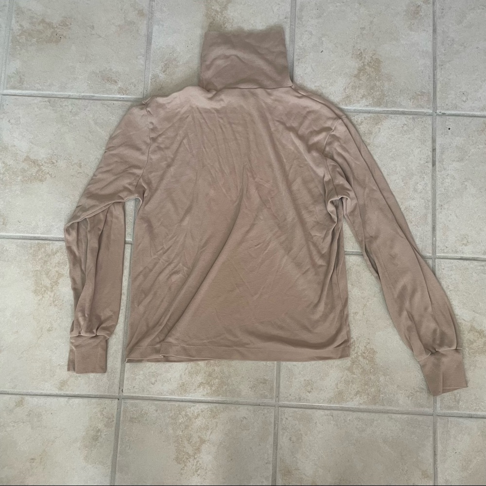 tan turtle neck